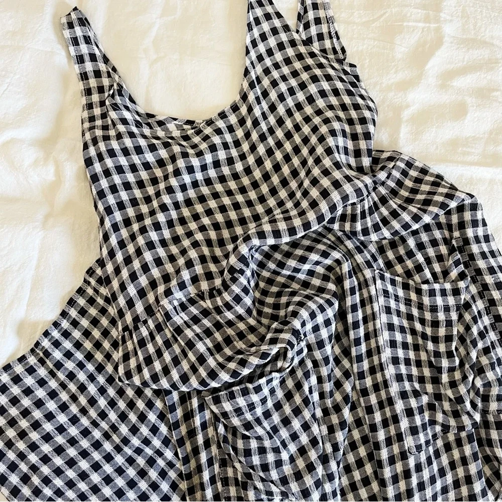Dressing Clio Black and White Gingham Maxi Dress - Picture 2 of 8